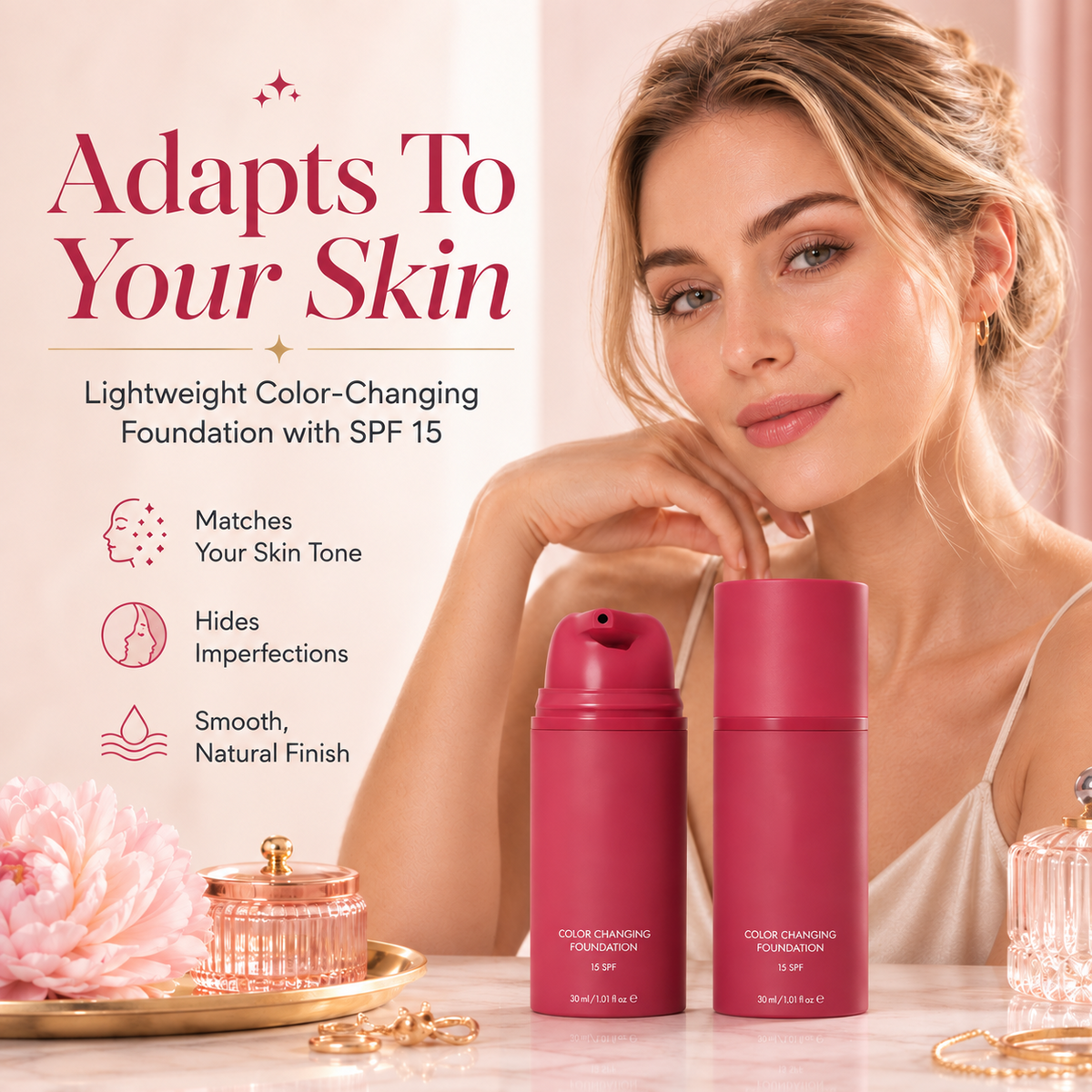 Adaptive Glow Foundation – A Monthly Ritual for Fresh-Looking Skin