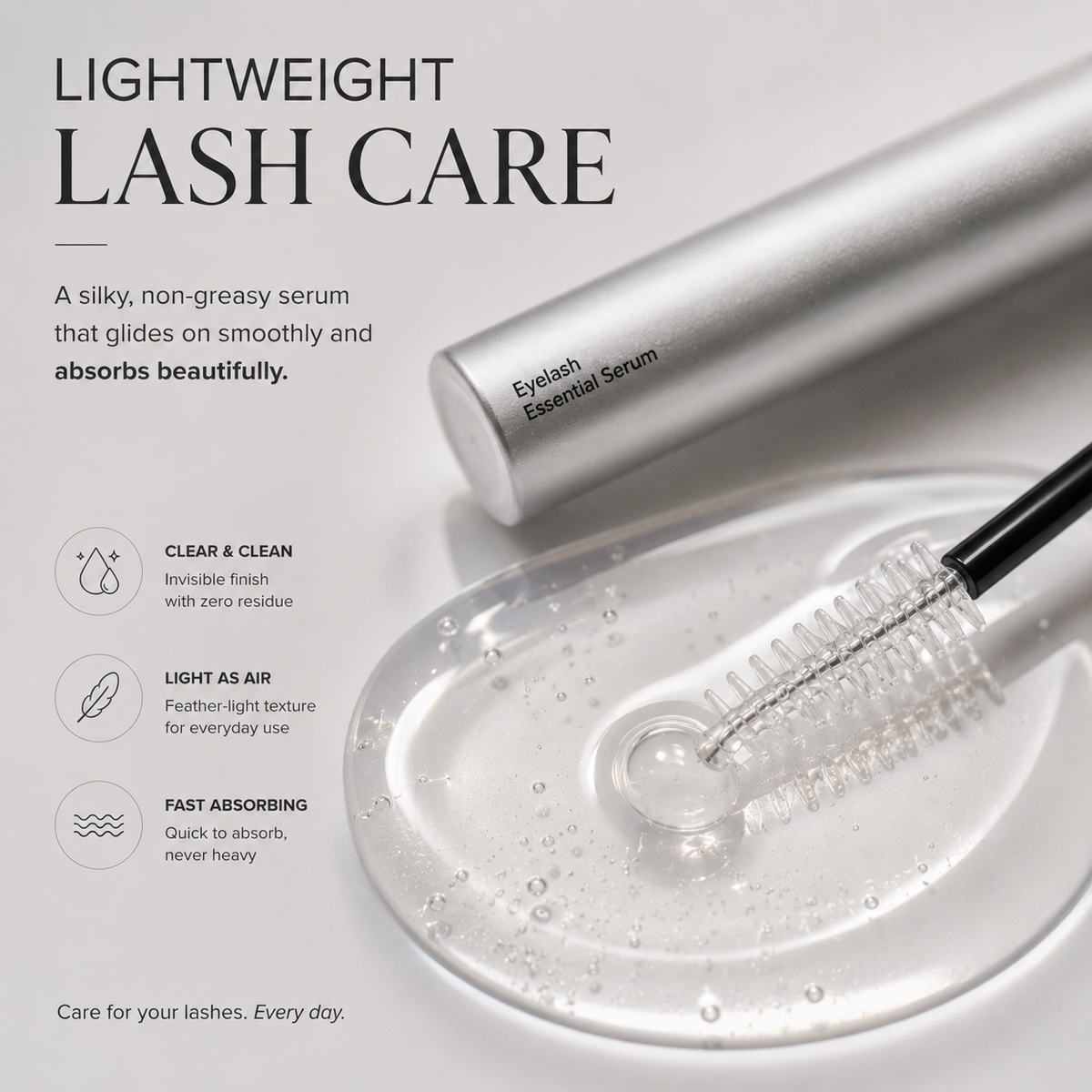 Essential Lash Serum — Lightweight Lash Care for Fuller-Looking, Healthier-Looking Lashes